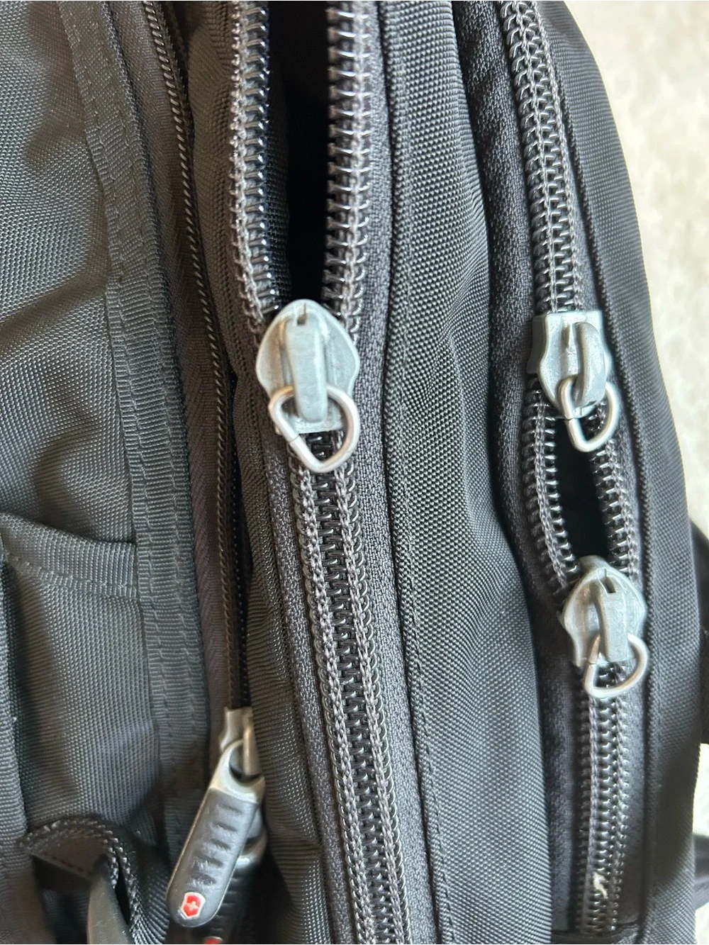 Victorinox Black Compact Tactical Backpack Unisex in Used Condition